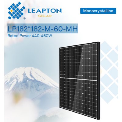 Leapton Solární panel LP182 182-M-60-MH-460W mono 460Wp černý rám – HobbyKompas.cz