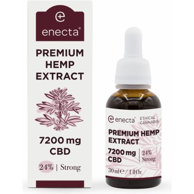 Enecta CBD Konopný olej 24%, 30 ml 7200 mg – Hledejceny.cz