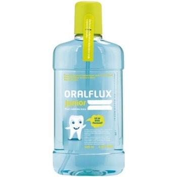 Oralflux Junior ovoce a máta ústní voda 500 ml