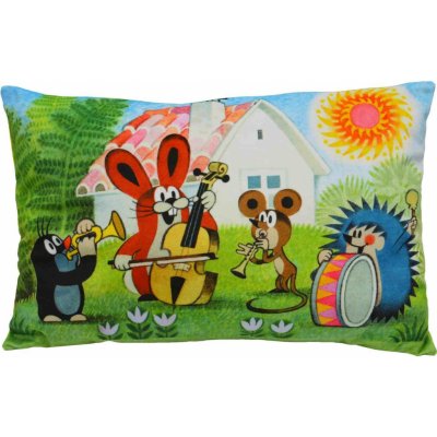 Moravská ústředna Polštář Krteček a muzikanti 45x30 – Hledejceny.cz