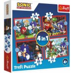 TREFL Sonic Dobrodružná jízda 4v1 35,48,54,70 dílků – Zboží Dáma