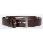 Pánský kožený opasek FLW tmavě hnědý – Zbozi.Blesk.cz