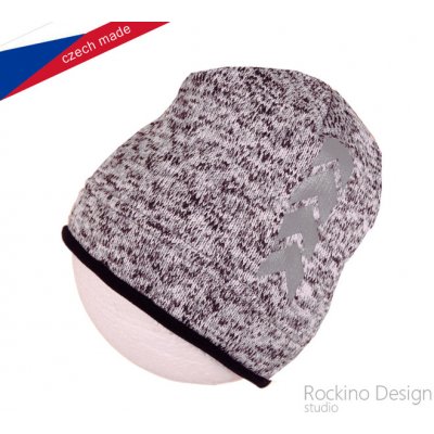 Rockino chlapecká zimní čepice černobílá 1459