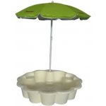 Doloni Pískoviště květ se slunečníkem bílé – Hledejceny.cz