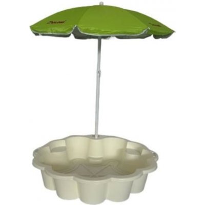 Doloni Pískoviště květ se slunečníkem bílé – Hledejceny.cz