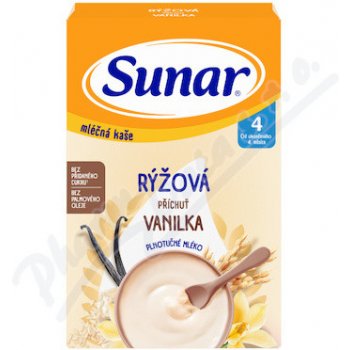 Sunar Mléčná rýžová kaše příchuť Vanilka 210 g