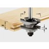 Fréza Fréza na profil drážky Festool HW S8 D46 x D12-NT, kód: 490645