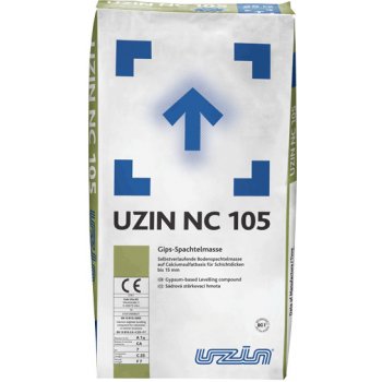 Nivelační sádrová hmota pro tloušťky vrstvy do 15mm Uzin NC 105 25 kg