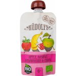 Rudolfs BIO kapsička jablko banán jahoda se smetanou 110 g – Zboží Dáma
