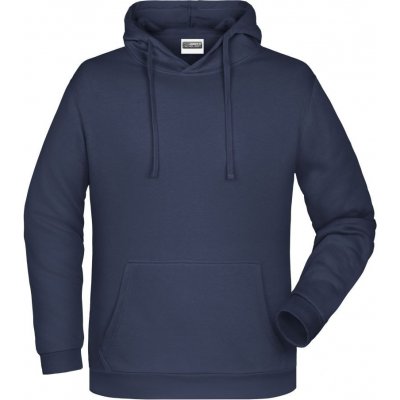 JAMES & NICHOLSON Basic Hoody JN796 Modrá námořní – Zbozi.Blesk.cz