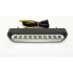 Koncové světlo na motorku Highway Hawk OVAL s LED, osvětlení SPZ, E-mark, černá (1ks) – Hledejceny.cz