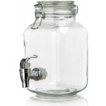 Láhev 2200ml skleněná s kohoutkem, víčko s pákovým uzávěrem – Hledejceny.cz