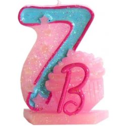 Arpex Narozeninová svíčka Barbie číslo 7