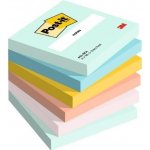 Bloček samolepící 3M Post-it Beachside, 76x76 mm, pastelový mix, 6x100 lístků – Hledejceny.cz