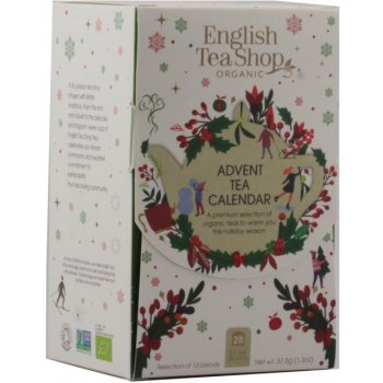 English Tea Shop Adventní čajový kalendář 25 sáčků bílá krabička