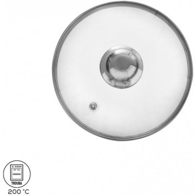 OrionSkleněná poklice 16 cm s nerez úchytem – Hledejceny.cz