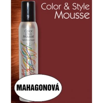 Omeisan Color & Style Mousse tužidlo mahagonové 200 ml
