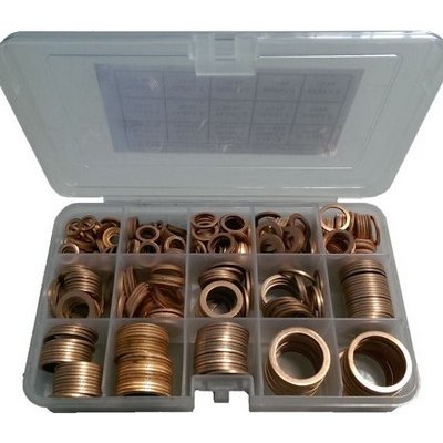 Cu těsnění - sada 150 ks Sada CU kroužků – Zbozi.Blesk.cz