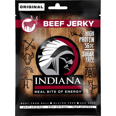 Indiana Beef Jerky Original 100 g – Sleviste.cz