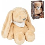 Nattou usínaček plyšový hudební se světýlkem a senzorem pláče 4v1 Sleepy Bunny Pale Brown – Zboží Dáma