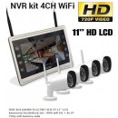 RGB.vision RGB-4H11AAW0-D12/JWT 4CH IP 11" LCD kamerový bezdrátový set - NVR wifi kit + 4x IP 720p wifi kamery sada