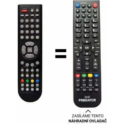 Dálkový ovladač Predátor Sencor SLT 2222 DVBT – Hledejceny.cz