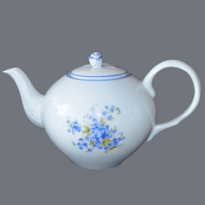 Český porcelán Dubí Konvice čajová se sítkem pomněnky Český porcelán 1,20 l – Hledejceny.cz