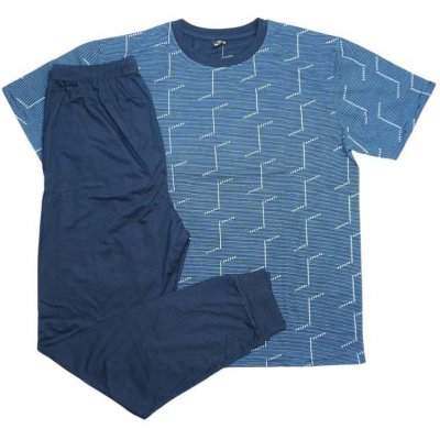 N-feel MK4116 pánské pyžamo kr.rukáv tm.modré – Zboží Dáma