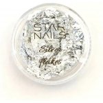 Starnails Silver Flakes zdobicí vločky stříbrná – Hledejceny.cz