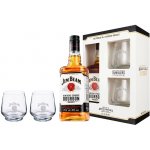 Jim Beam 40% 0,7 l (dárkové balení 2 sklenice) – Zbozi.Blesk.cz