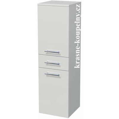 Intedoor střední skříň UNI SS 122/35 1Z 2D L/P 81 Hacienda černá – Hledejceny.cz