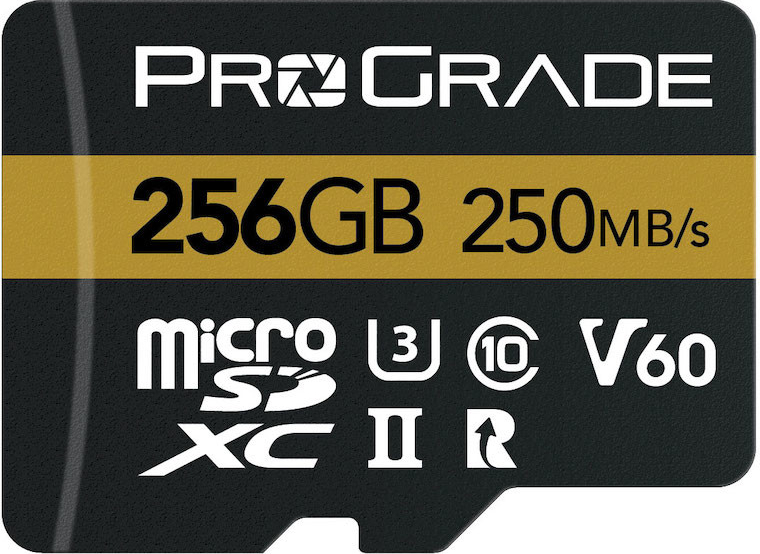 ProGrade Digital Gold V60 256 GB microSDXC UHS-II PGMSD256GBPNA