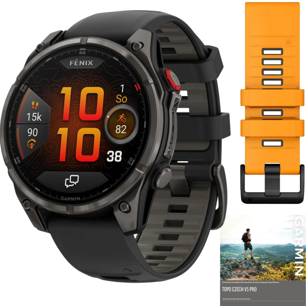 Garmin Fenix 8 PRO 47mm AMOLED Sapphire Black/Pebble Grey 010-03198-01