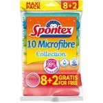 Spontex Microfibre utěrka 30 x 30 cm 8 + 2 ks – Zboží Mobilmania