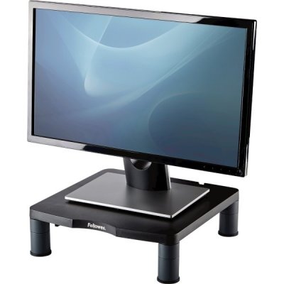 Stojan Fellowes STANDARD pod monitor 3 pozice výšky, černo-stříbrný felfergstandmonst – Zboží Mobilmania