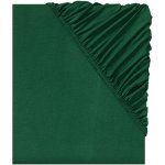 Livarno Home Žerzejové napínací prostěradlo zelené 140-160x200 – Zboží Dáma