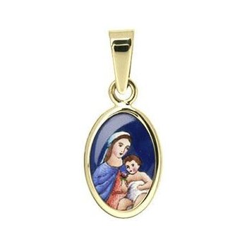 Aljančič Madonka Panna Maria Matka Boží miniatura 017H