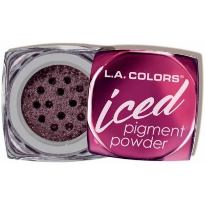 L.A. Colors Sypké oční stíny Iced Pigment CEP536 Lustre