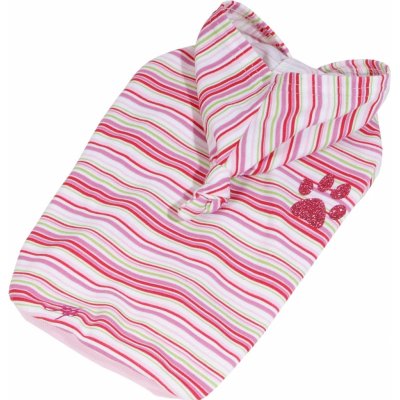 O'lala Pets Tričko pruhované s kapucí – Zbozi.Blesk.cz