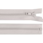 Kostěný zip šíře 5 mm délka 60 cm (bundový) - 310 šedá světlá – Hledejceny.cz