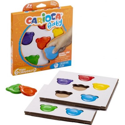 Carioca Baby Teddy voskovky 7 barev – Sleviste.cz