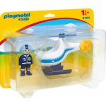 Playmobil 9383 Policejní vrtulník s pilotem – Zboží Mobilmania