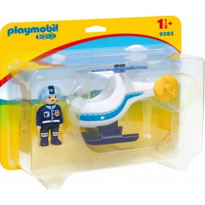 Playmobil 9383 Policejní vrtulník s pilotem