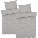 Livarno home Mušelín povlečení šedá 140x200 70x90 – Hledejceny.cz