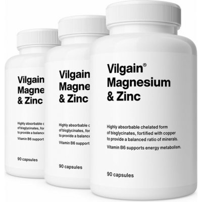 Vilgain Hořčík a zinek 3× 90 kapslí – Hledejceny.cz