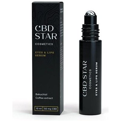 CBD Star Eyes&Lips Serum Sérum pro péči o jemnou pokožku kolem očí a úst 10 ml – Zbozi.Blesk.cz