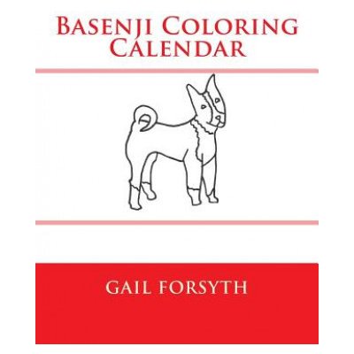 Basenji Coloring Calendar – Zbozi.Blesk.cz