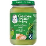 Gerber brokolice s hráškem a krutím masem 190 g – Zboží Dáma