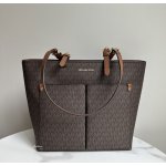 Michael Kors dámská kabelka Jet Set Medium hnědá – Hledejceny.cz