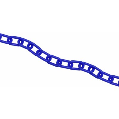 Nadrzenapalivo.cz Plastový řetěz, modrá, Ø 6 mm, délka 25 m